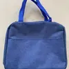 Bolsa de almuerzo tipo lonchera de fábrica, bolsa de mano con aislamiento, bolsa de almuerzo de papel de aluminio, se puede imprimir LOGO, bolsa de aislamiento para oficinista