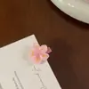 Pinza para el Cabello de Flor de Orquídea Mariposa con Atmósfera Super de Hada para Mujer, Pinza Lateral de Pato Estilo Bosque, Accesorio Estilo Vacaciones para Recogido en la Parte Trasera de la Cabeza