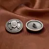 Botones Metálicos Estilo Chanel Vintage al por Mayor para Fabricantes con Acabado de Alta Gama, Botones para Traje Estilo Británico, Botones para Abrigo, Botones de Coser a Mano