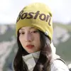 Chapéu frio de montanha feminino outono e inverno chapéu de lã quente tricotado masculino turismo Sichuan-Tibete mostra cabeça grande rosto pequeno touca chapéu