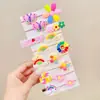 Nueva Diadema Dibujos Animados Accesorios para el Cabello de Niños Pasador Lindo Flor Pequeña Pasador para Bebé Diadema de Princesa Niña Pequeña Banda Elástica