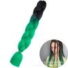 Xuchang Peruca Acessórios de Cabelo Seda de Alta Temperatura Trança Grande Africana Jumbobraid Fibra Química Colorida Montagem Mista Venda Quente Dreadlocks