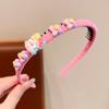 Diademas para Niñas Kuromi Infantiles Sanrio Lindos Dibujos Animados Pinzas para el Cabello Tocado Princesa con Dientes Aro Antideslizante para el Cabello