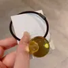 Coração da menina Tendão de borracha elástica de alta super fofo garotinha imitação de bola de cristal anel de cabelo high-end luz de luxo Internet celebridade corda
