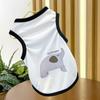 Roupinhas para Filhote e Gato Verão Fino Gato Bichon Frize Buldogue Francês Cão de Porte Pequeno e Médio Animal de Estimação Verão Colete para Cão Estilo Escandinavo