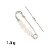 Broche de Perlas Transfronterizo para Fijar Ropa y Faldas, Herramienta de Reducción de Cintura para Mujeres, Hebilla de Cintura Broche Antiexposición