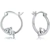 Pendientes de Oso de Animales Nuevos Transfronterizos Cao Shi, Pendientes de Koala Lindos y Compactos de Estilo Europeo y Americano, Pendientes Frescos y Simples para Mujer