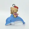 Mini Case para Teléfono con Gato, Conejo, Oso Clavado Cadena Colgante Decoración de Bolso Accesorios de Colgantes DIY