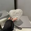 Bolso de Mujer Nuevo Otoño 2025 Bolso de Hombro Cruzado con Forma de Corazón Moda de Nicho Ins Bolso de Mano Versátil para Mujer