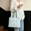 Nuevo bolso de mano floral estilo pastoral, con un delicado estampado floral, un diseño fresco y elegante, un bolso tote de gran capacidad y un bolso de hombro para mujer