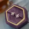 Pendientes de Mariposa Morado Lavanda para Mujer Exquisitos Accesorios para Orejas Diseño de Nicho 2023 Nuevo Regalo de Cumpleaños