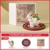 Portaincienso Auspicioso Atractor de Riqueza del Fabricante, Base Quemador de Incienso para Ceremonia del Té, Soporte de Incienso Decorativo Pequeño para el Hogar Interior, Adorno Creativo para el Té