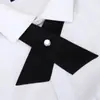 Uniforme Escolar JK Uniforme Escolar Corbata de Lazo Cuello de Flor Hombres y Mujeres Coreanos Corbata de Lazo Cruzada Camisa Lazo