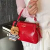 Bolso Rojo para Mujer, Nuevo Estilo Trendy Primavera 2026, Bolso de Hombro Elegante y Versátil, Bolso Cruzado Tipo Cubo de Gama Alta