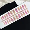 Estilo Más Vendido Uñas Portátiles Graduadas Manicura Combinación Japonesa Coreana Estilo Pura Deseo Chica Picante Blanqueamiento de Piel de Gama Alta Uñas Portátiles Uñas Postizas Venta al por Mayor