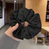 Novo Scrunchie de Renda Estilo Coreano com Toque de Luxo, Elástico de Cabelo para Meninas, Corda de Cabelo com Fita de Laço, Acessório de Cabelo