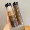Goma para coleta alta estilo coreano de alta elasticidad, banda negra versátil para el pelo, nueva y elegante cuerda elástica para el pelo 2026