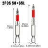 Conjunto S2 Vermelho Pontas de Chave de Fenda Phillips Magnéticas Fortes Alto Torque Antiderrapantes Cabeças de Chave de Fenda Universais Resistentes ao Desgaste