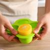 Caja de silicona de 4 orificios para suplemento alimenticio para bebés y niños, hermética, para conservar alimentos, molde para cubitos de hielo, helado, hielo de frutas, molde para hornear, plato para pastel