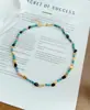 Collar de Piedras Preciosas de Ágata Color Caramelo y Ojo de Tigre con Abalorios, Estilo Retro de Lujo Ligero, Cadena de Clavícula de Abalorios Naturales de Piedras Preciosas Coloridas