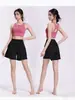 Pantalones Cortos Deportivos Casuales de Secado Rápido y Transpirables con Bolsillos para Mujer, Shorts Anti-Exposición para Correr, Fitness, Yoga, Ropa Exterior para Gimnasio