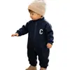 Mono de polar estilo coreano para bebés niños y niñas, moderno y deportivo, perfecto para salidas y gatear