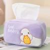 Caixa de papel de pelúcia de patinho fofo Caixa de papel Cole pato Caixa de papel toalha Parker papel de guardanapo Presente de atividade da empresa