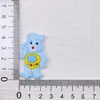 Oso Arcoíris Accesorios de Goma Suave Funda para Teléfono Móvil Imán para Refrigerador Materiales Decorativos Pasador DIY Joyería Agujero Hebilla de Zapato Accesorios