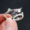 Anillo de Diseño de Nicho Transfronterizo con Textura de Rama, Anillo Abierto Ajustable Personalizado de Venta Caliente con un Toque de Lujo Ligero y de Alta Gama