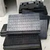 Placa de amortecimento de borracha, folha protetora absorvente de choque e redutora de ruído para equipamentos, placa de travessia de borracha resistente ao desgaste e antienvelhecimento de alta resistência para uso em mineração