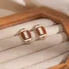 Pendientes de Fútbol con Goteo de Aceite Transfronterizos Europeos y Americanos Super Bowl Moda Deportiva Pendientes de Alta Gama Joyería de Nicho para Mujeres