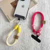 Cuerda Corta de Dopamina Correa para Teléfono Móvil Correa de Muñeca Llavero de Tarjeta Colorido Clip Colgante Cuerda de Teléfono Móvil Linda de Dibujos Animados