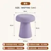 Taburete redondo de lujo ligero para el hogar, taburete para manicura y belleza, taburete de tocador para dormitorio de maquillaje, popular entre las chicas, taburete para cambiarse los zapatos, taburete bajo para sala de estar
