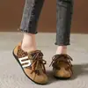 Zapatillas de entrenamiento alemanas de moda retro con estampado de leopardo para mujer, colección otoño 2026, nuevas zapatillas de carreras de suela gruesa, zapatillas deportivas y casuales de corte bajo