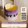 Tina de Baño Portátil Modelo Nuevo con Respaldo, Tina de Baño Redonda Plegable para Adultos Espesa de Temperatura Constante, Aislamiento de Sauna