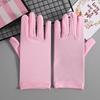 Luvas Femininas de Seda Leite para Primavera e Outono Elásticas Proteção de Mão para Ciclismo Camada Única Fina Etiqueta Performance Luvas de Seda Leite