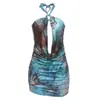 Estilo Europeo y Americano Otoño e Invierno Moda Vestido Sexy Camisola Camiseta de Manga Corta Traje de Manga Larga Venta de Liquidación Ropa de Mujer