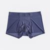 Ropa interior para hombre sin costuras 5XL Verano Seda de Hielo Talla Grande Malla para hombre Transparente Ultradelgada Transpirable Bóxer para hombre