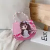 Bolso de Mano con Cuentas de Dibujos Animados para Niñas de Moda 2022 Lindo Bolso Cruzado de Hombro de Princesa Bolso de Accesorios para Niños