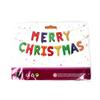 Traje de letra navideña de 16 pulgadas Decoración para fiesta de Feliz Navidad Globo de papel de aluminio navideño al por mayor