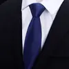 Corbata con Cremallera Formal de Negocios para Hombres para la Boda del Novio de las Mujeres Rayas Azules Negro Delgado Personas Perezosas Fácil de Jalar