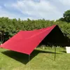 Pergolado de camping externo vinil espessado portátil à prova de chuva toldo fixo piquenique piquenique arroz branco dossel quadrado