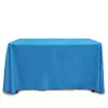 Impresión de Logo Transfronteriza Posible, Cubre Mesa Rectangular, Tela Lisa, Color Sólido, Adecuado para Banquetes, Restaurantes, Bodas, Exposiciones y Mesas de Comedor