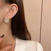 Brincos Doces e de Alto Padrão em Prata 925 com Pino Coreano, Design Simples Cravejado com Diamantes, Único e Estiloso