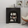 Estilo Cream Entrada Francesa Lareira Armário Decorativo Nórdico Preto e Branco Pousada Fotografia Rack de Armazenamento Simples Display Vitrine
