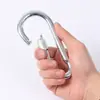 Gancho de resorte de punto de fábrica gancho de seguridad hebilla de seguridad para montañismo hebilla de resorte de seguro sólido venta al por mayor de punto