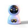 Cámara de vigilancia 4G de 360 grados de doble lente y doble pantalla para el hogar, interior, wifi, HD 1080p, cámara para el hogar