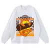 Camiseta vintage lavada desgastada de manga corta con estampado de moda, corte holgado oversize, moda urbana unisex de manga corta