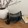 Bolsa Nova Moda Verão 2026, Bolsa Transversal de Pontos Retro Tendência de Ponta Nicho, Bolsa de Ombro, Bolsa Feminina Atacado