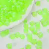 Contas Acrílicas 6mm Fundo Colorido Letra Branca Material para DIY Miçangas Artesanais Contas Educacionais para Crianças Contas Soltas para Enfiamento